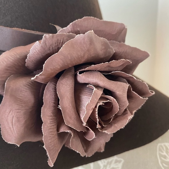 Women\'s 100% Wool Felt  Brown Floppy Hat. Grupo Inditex  (Zara) main image 5